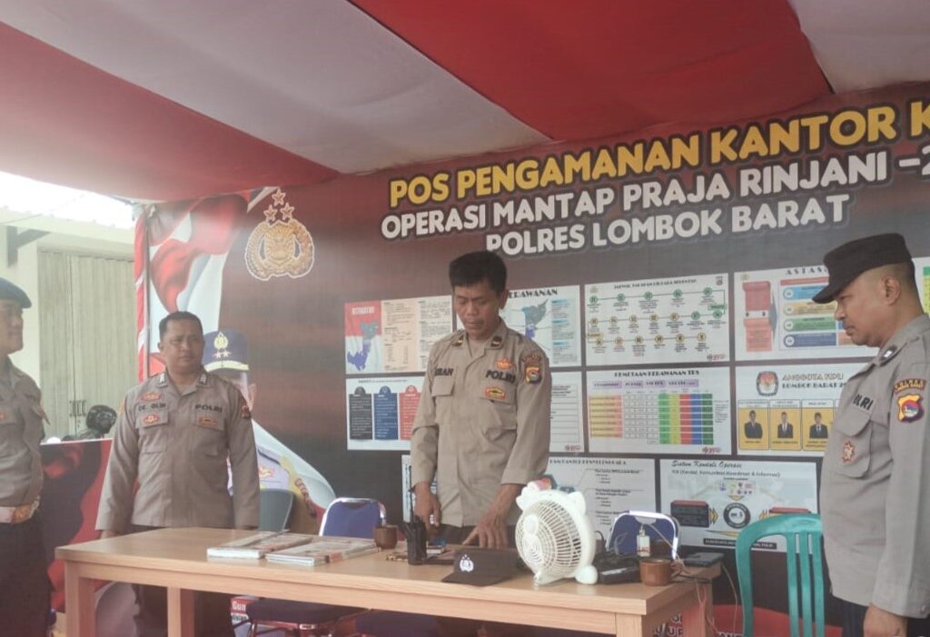 Cek Personil Pengamanan, Polres Lombok Barat Jaga Netralitas dan Kesiapsiagaan Pilkada 2024