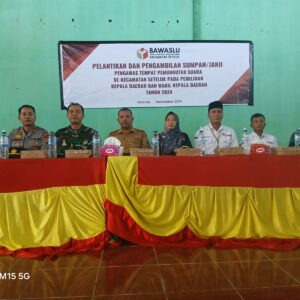 Hadiri Pelantikan Petugas PTPS, Kapolsek Seteluk Berharap Jalankan Tugas Dengan Profesional