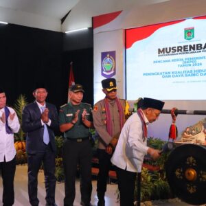 Kapolres Lombok Utara Hadiri Musrenbang RKPD, Lombok Utara