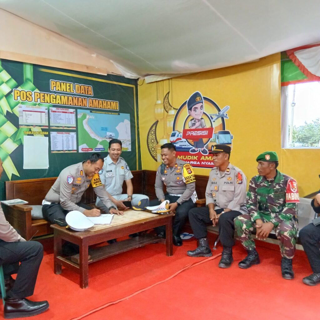 Wadirlantas Polda NTB Tinjau Langsung Pos Pam dan Pos Yan Operasi Ketupat Rinjani 2025 di Wilkum Polres Bima Kota