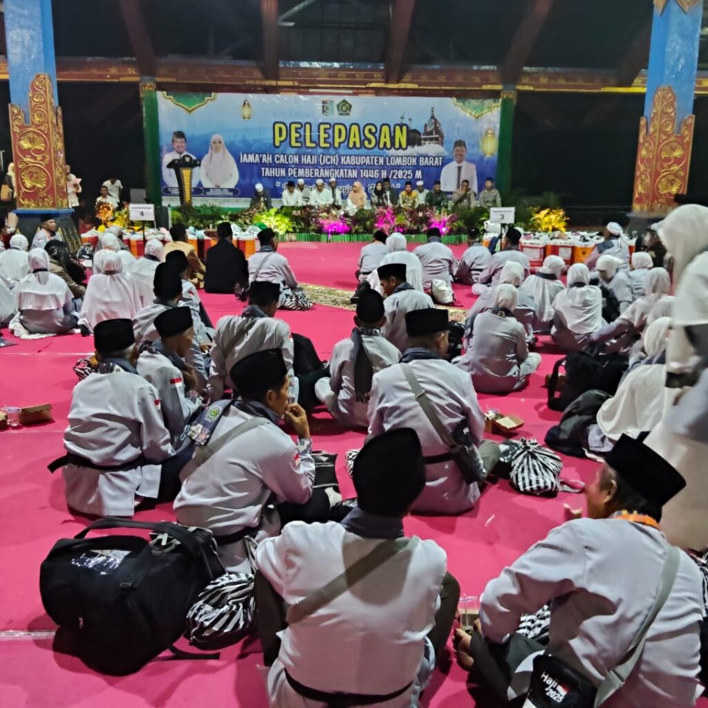Polres Lombok Barat Amankan Pelepasan Jamaah Haji Kloter 11