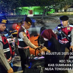 Sat Samapta Polres Sumbawa Barat Laksanakan Patroli KRYD di Wilayah Taliwang, Cegah Gangguan Kamtibmas
