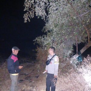 Polsek Alas Barat Gelar Patroli Blue Light, Jaga Kamtibmas dan Dekatkan Diri dengan Masyarakat
