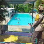 Patroli Mobile di Hari Minggu, Personel Polsek Madapangga Laksanakan Pengamanan Tempat Wisata