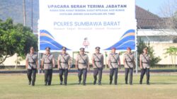 Upacara Serah Terima Jabatan di Lingkup Polres Sumbawa Barat Berlangsung Khidmat