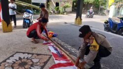 Bhabinkamtibmas Desa Lendang Ara Gencarkan Edukasi dan Ajak Warga Semarakkan HUT RI ke-80