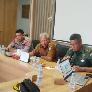 Kapolres Bima Diwakili oleh Kabag OPS Menghadiri Rakor Penanganan Bencana Tingkat Kabupaten Bima.